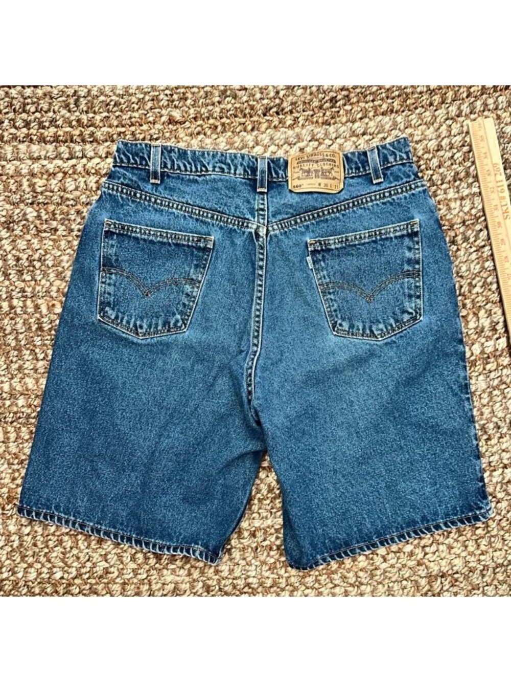Vintage 90s Levi’s Denim Jean Shorts Jorts (36 Men’s) 100% Cotton